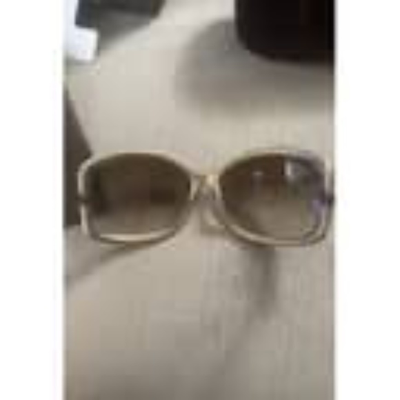 Tom Ford Anais sunglasses in beige and green. Original Box/Packaging Included main image 10